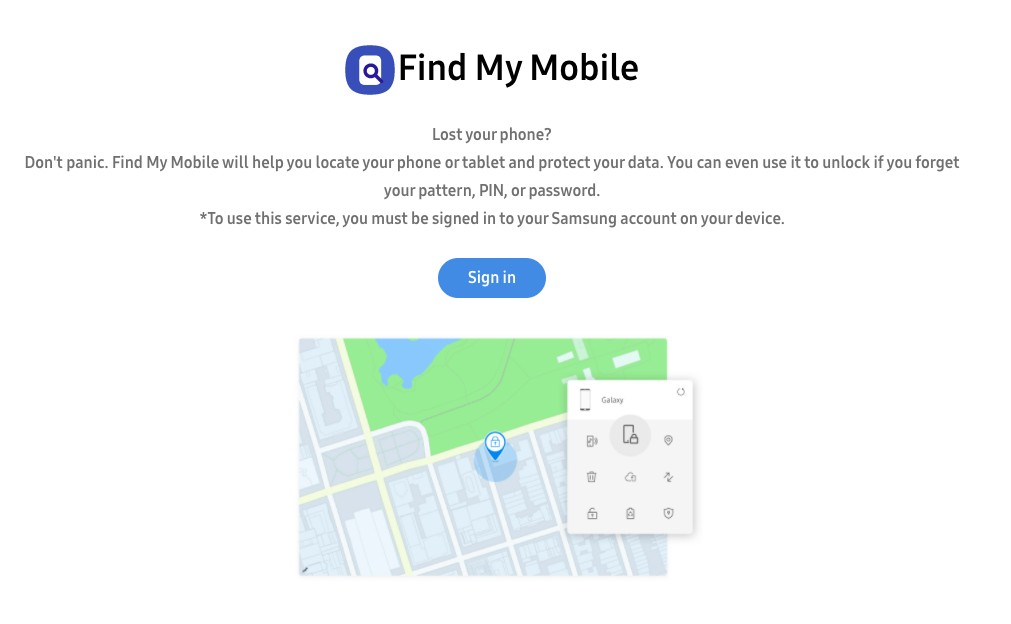 Samsung Find My Mobile