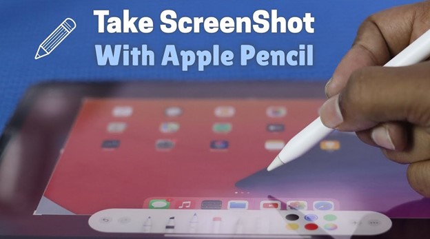 screenshot with Apple Pencil on iPad Pro 2020