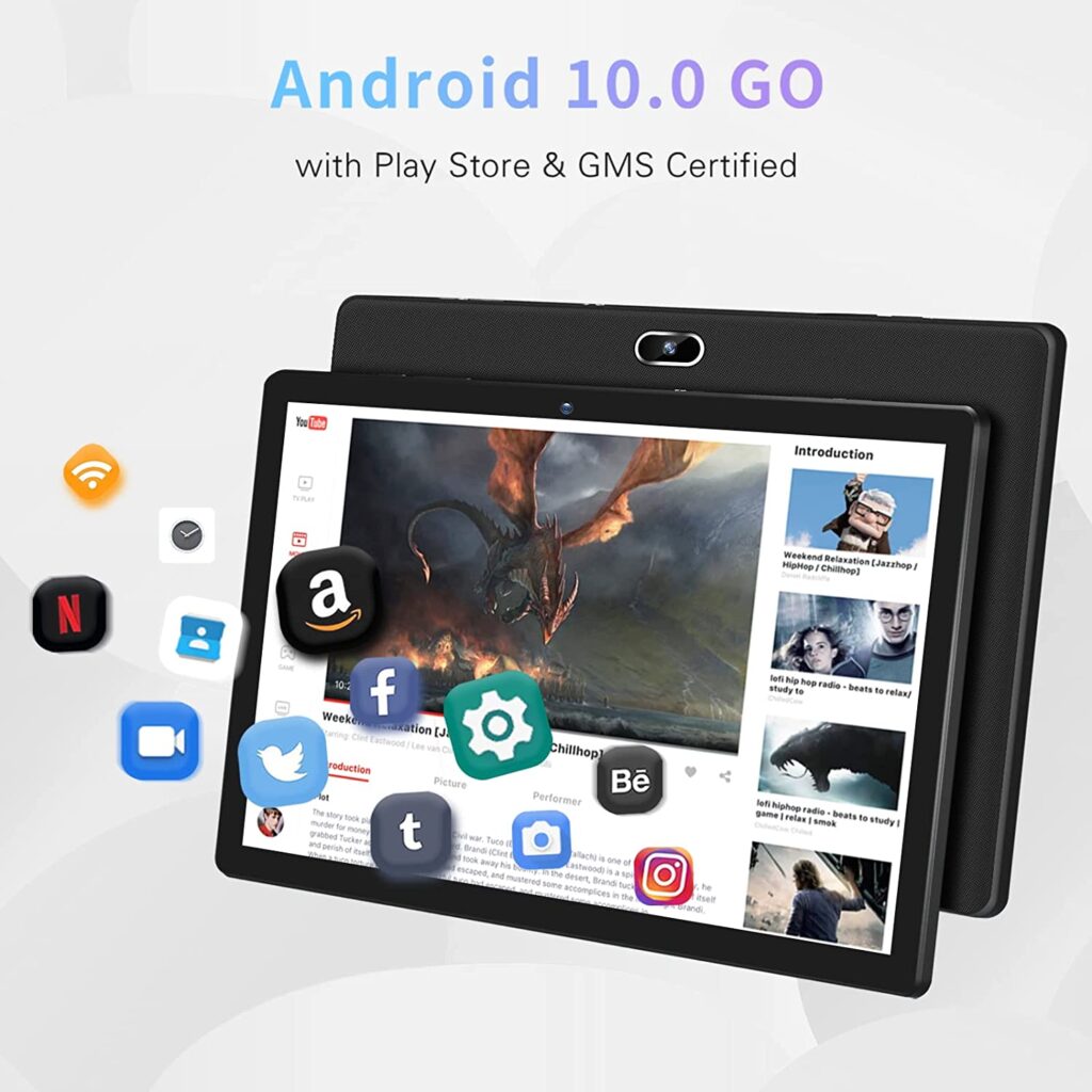 Android 10.0 Tablet 10 inch qunyiCO Y10
