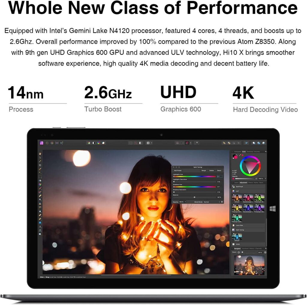Chuwi Hi10 X Tablet features