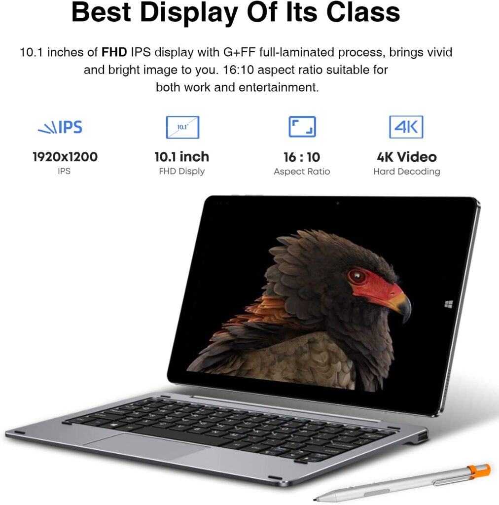 Chuwi Hi10 X Tablet features of display