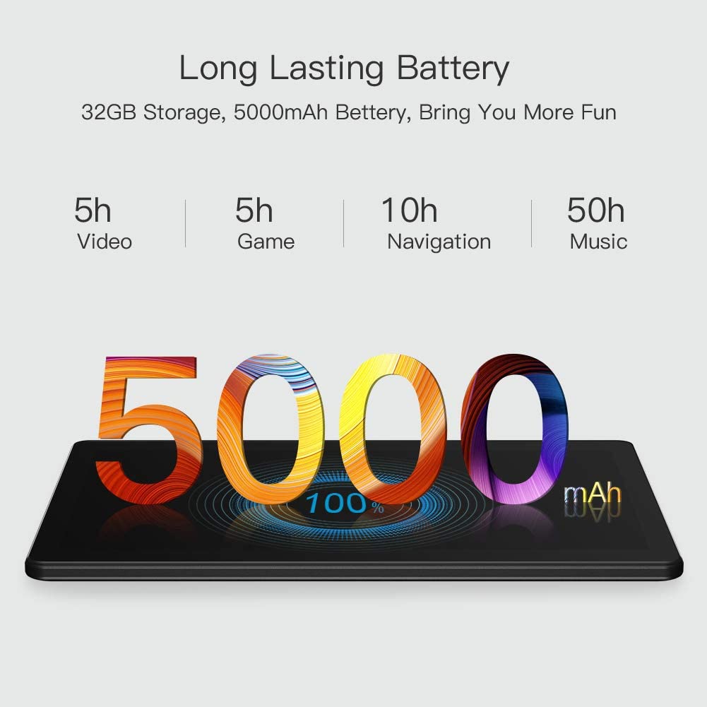 Dragon Touch 10-inch Android battery life