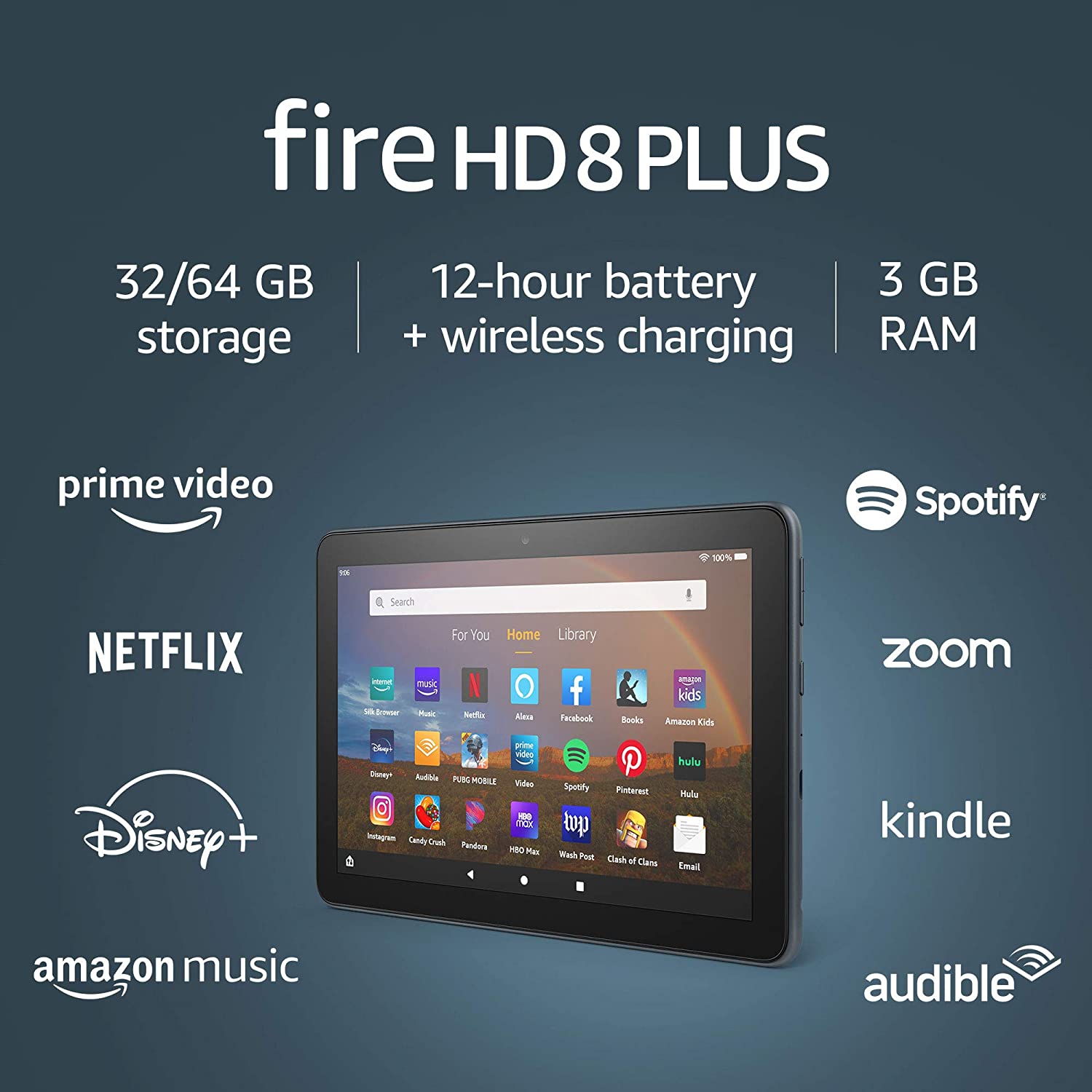 Amazon Fire HD 8 Plus 2020 features