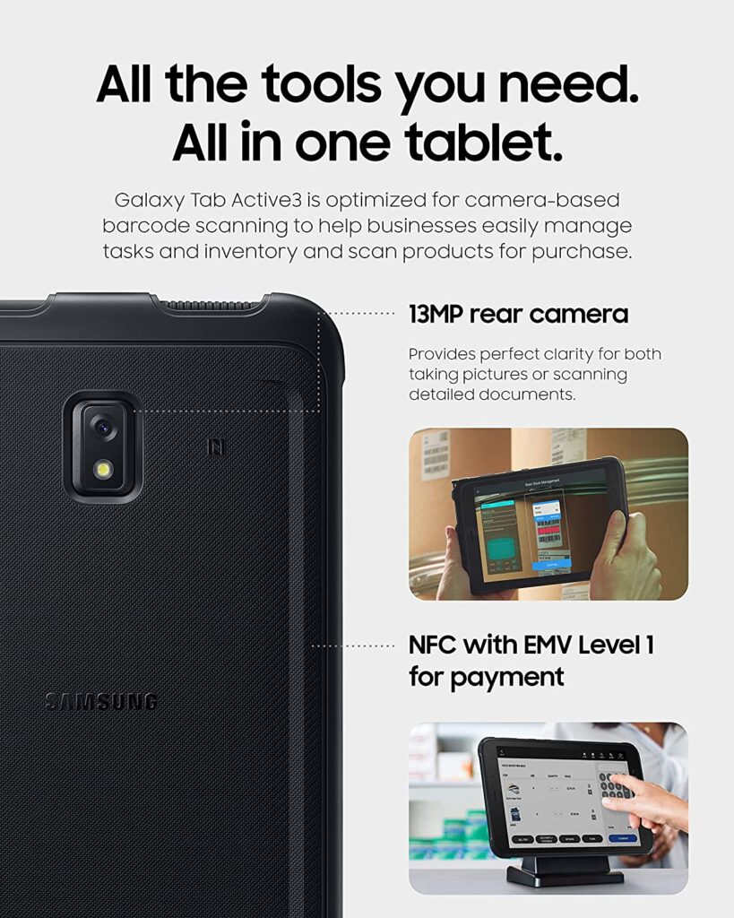 Samsung Galaxy Tab Active3 features