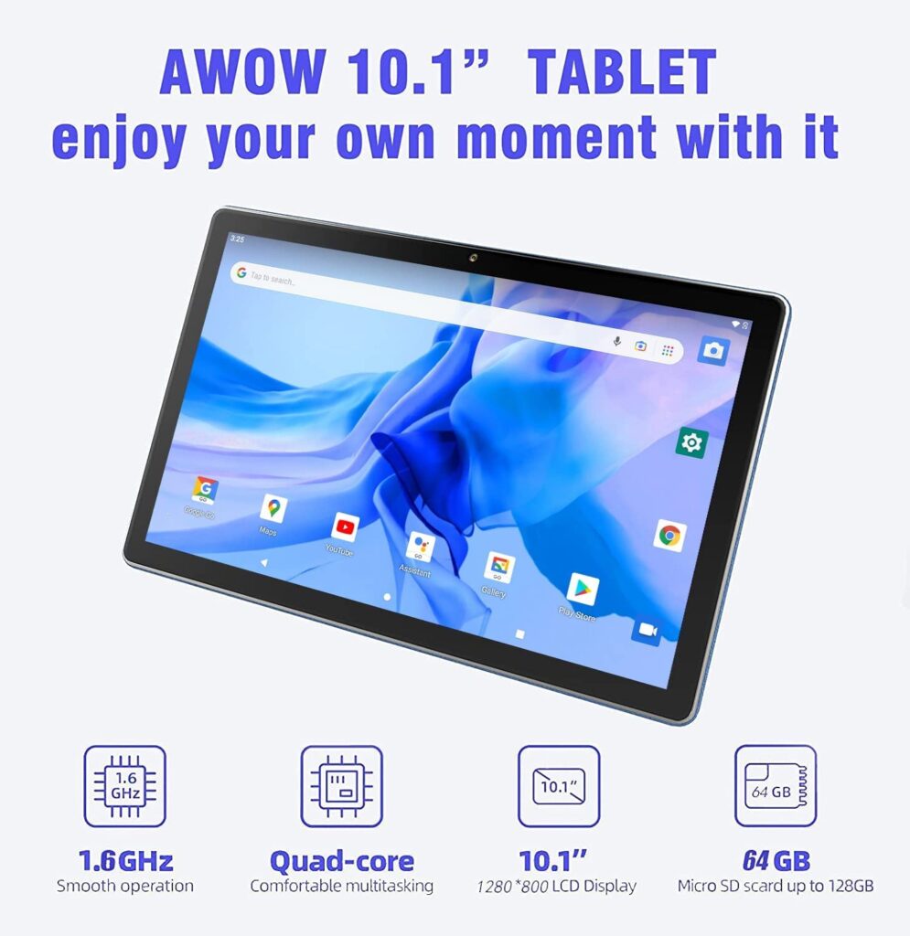 zonami tablet display features