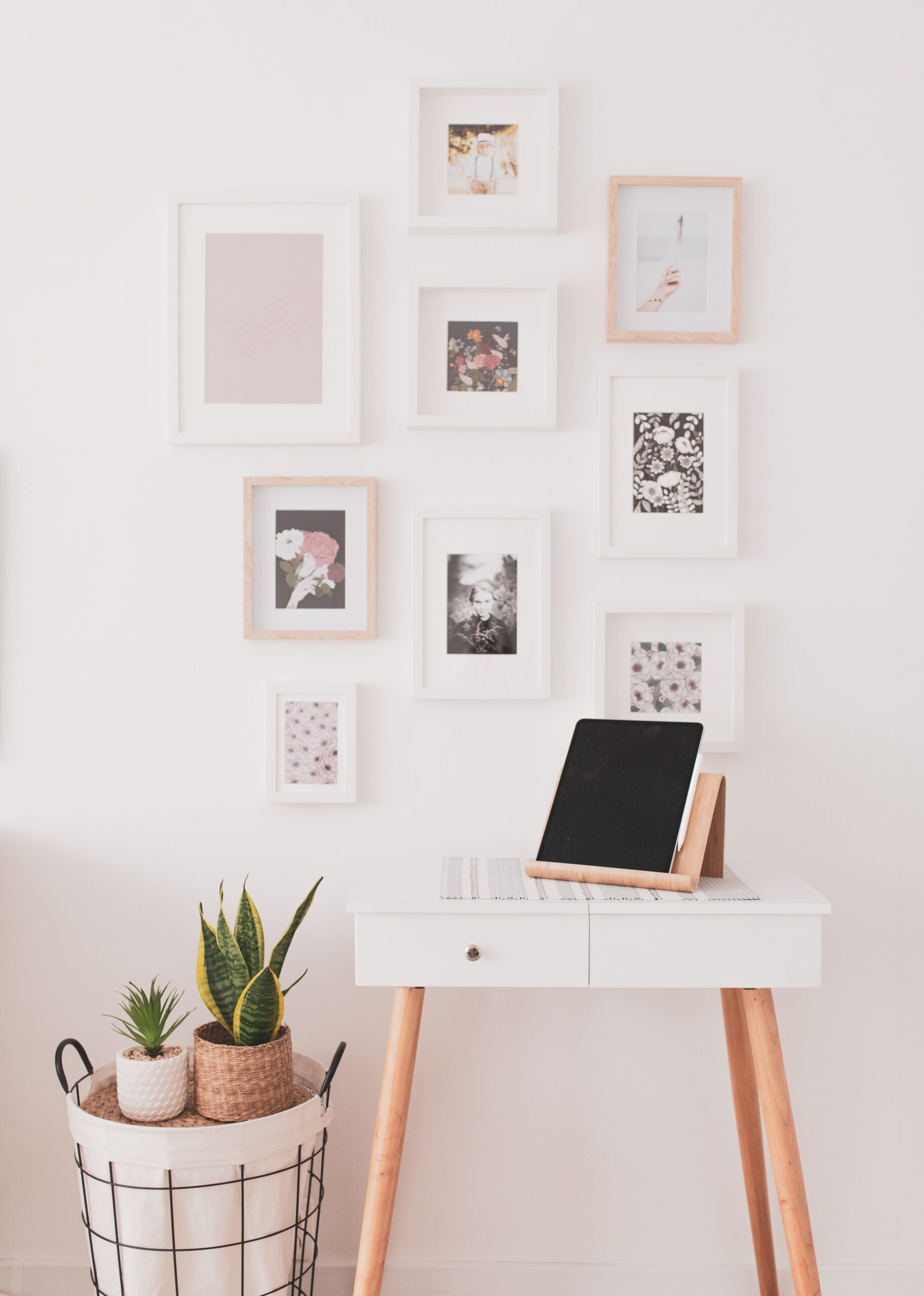 tablet on the countertop