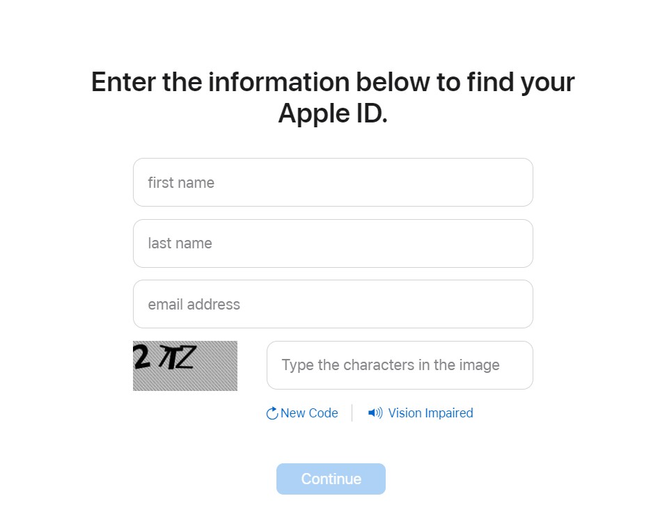 forgot the Apple ID password