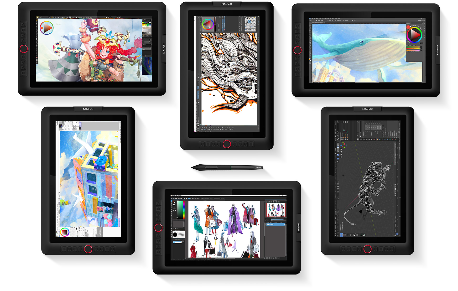 The XPPen Artist 15.6 Pro tablets