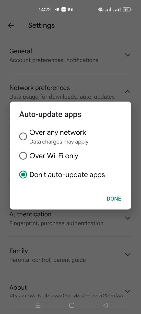 Auto-update apps over Google Play